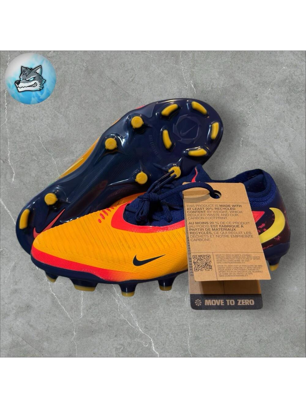 Nike JR Phantom 6 Low Pro FG EH ‘Precision Under Pressure Youth Sz 5Y HQ2047-800 - Picture 1 of 5